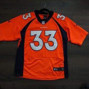 Duke Ihenacho Nike NFL Denver Broncos Orange #33 Men's Football Jersey